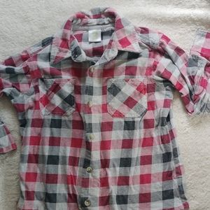 Boys button down shirt size S (4-5)
